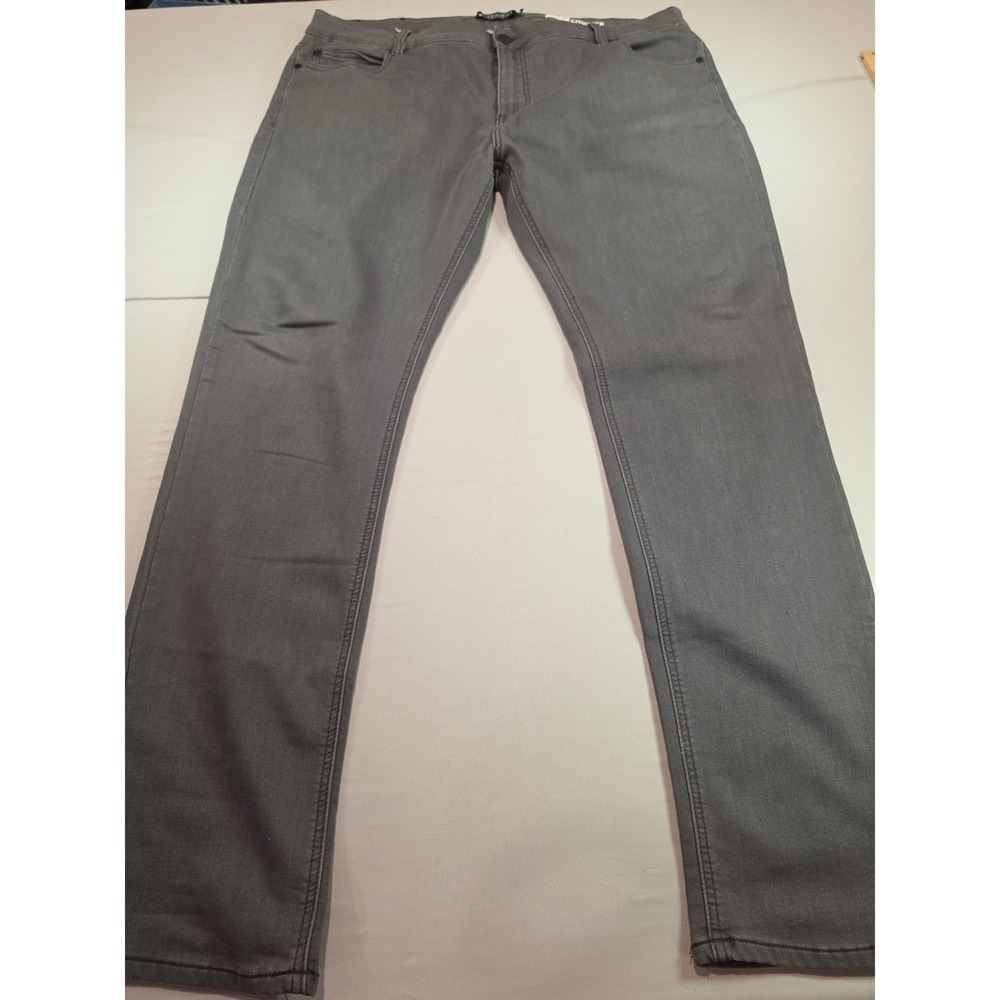Ezekiel 305 Chopper Mens Gray Slim Straight Stretch Denim Jeans Size 40x31